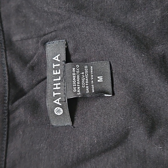 NWT Black Sleeveless Dress With Rouching Detail, Size M - Picture 3 of 9